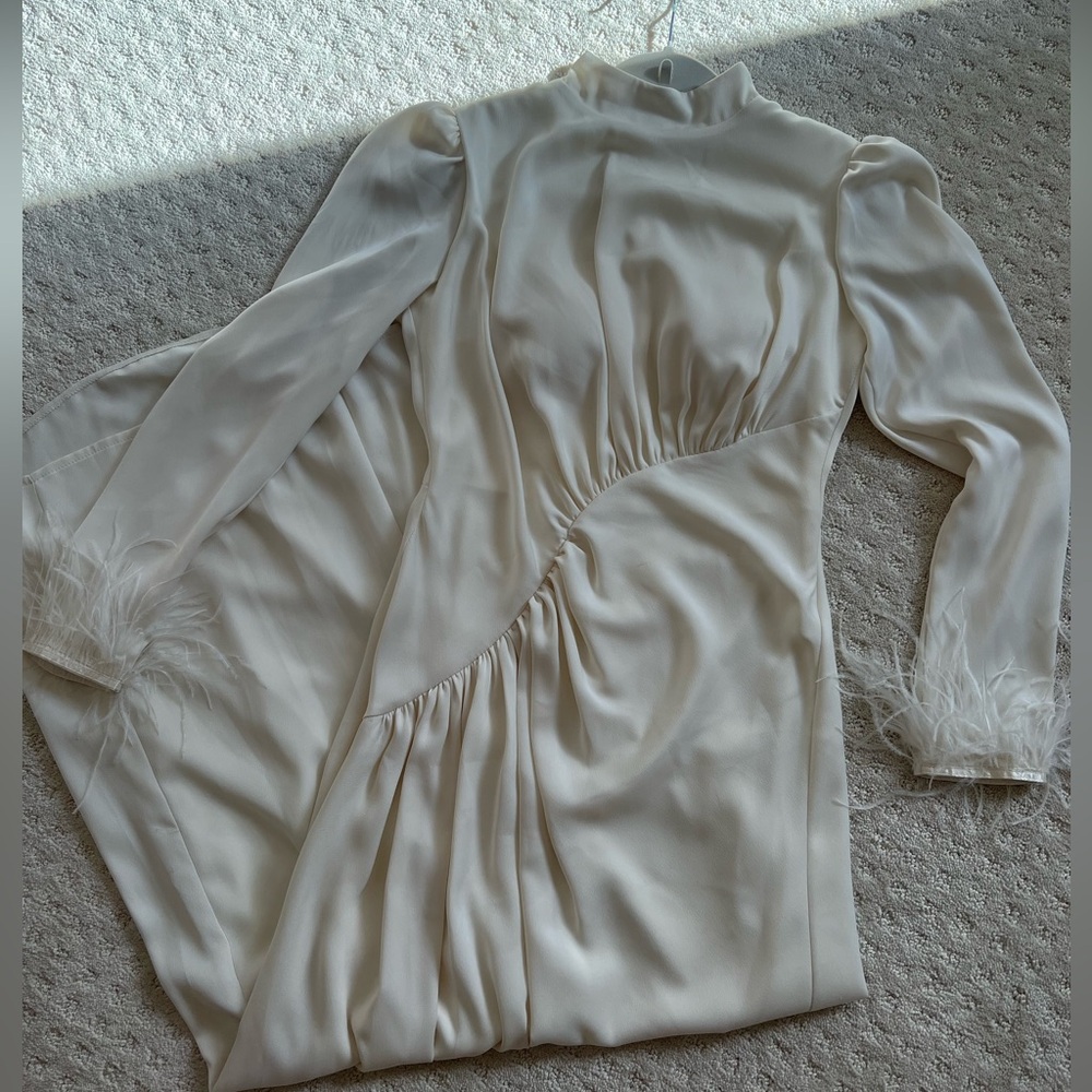 ZÈNA modest long white dress